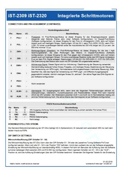 Leadshine iST-2309 | Schrittmotor FL.56 0.9 Nm mit integrierter Endstufe