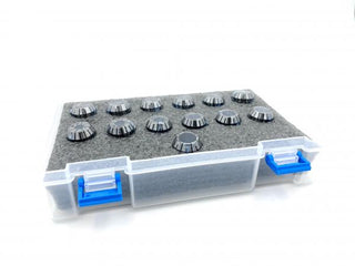 Collet Set ER20, 1–13 mm, 13 pcs, Plastic Box