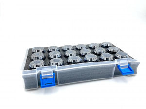 Spannzangensatz ER 32, 3-20 mm, 18 Stk. Kunststoffbox