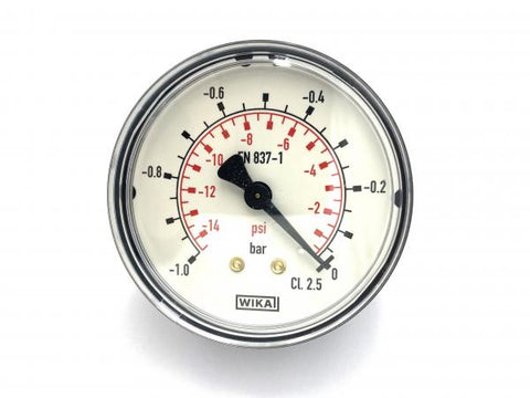Vakuummeter Anzeige
