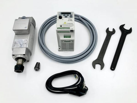 BZT Set Frequency Inverter / HF Spindle 0,55 kW 24.000 rpm 230Volt / 400 Hz ER20