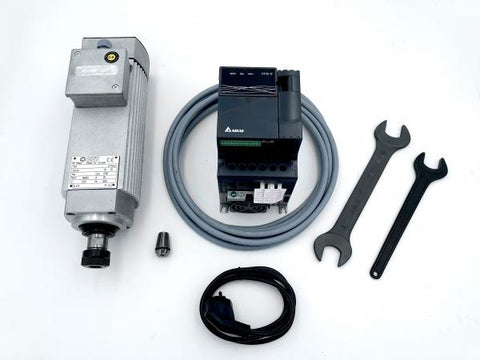 BZT Set Frequency Inverter / HF Spindle 1,1 kW 18.000 rpm 230Volt / 300 Hz ER20
