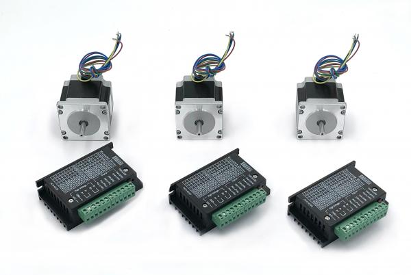 DriveSet 2,0 A / 3 x Schrittmotor / 3 x Endstufe