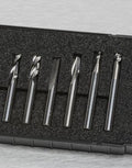 Starter-Set: Einzahn-/ Schaft-/ Radiusfräser für Aluminium, Kuntsstoff und Holz