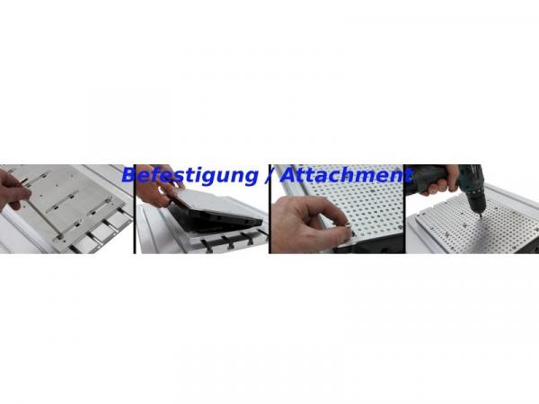 Vakuumtisch 270 x 160 mm ALU