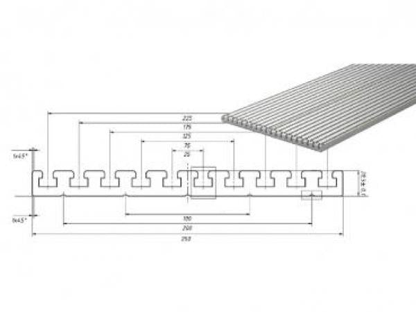 Vollkammerplatte 20 mm