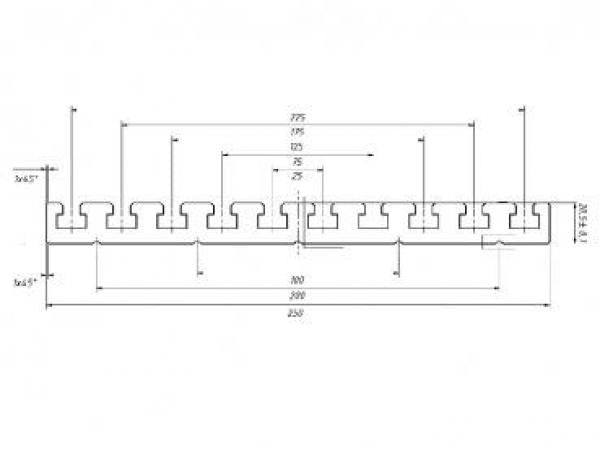 Vollkammerplatte 20 mm