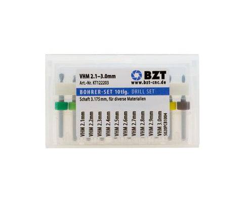 Bohrerset VHM 10-teilig