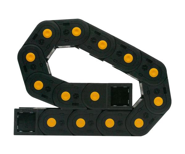 BZT 100 mm Energiekette offen schwarz Schleppkette