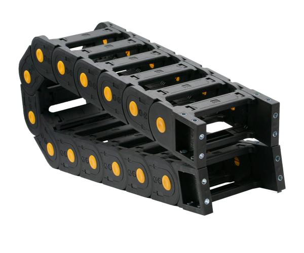 BZT 100 mm Energiekette offen schwarz Schleppkette