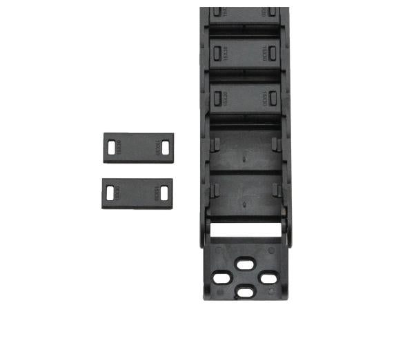 BZT 30 mm Energiekette offen schwarz Schleppkette