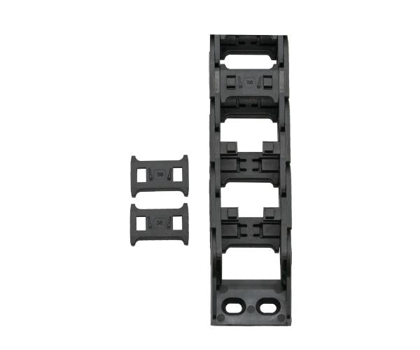 BZT 57 mm Energiekette offen schwarz Schleppkette