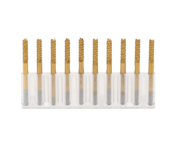 Fräserset Diamantverzahnt PCB VHM 10-teilig