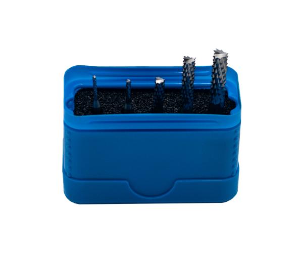 Fräserset Diamantverzahnt VHM 6-teilig