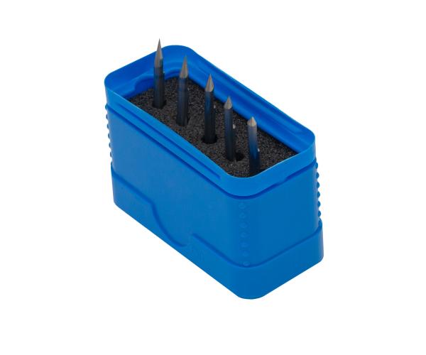 5 Stk. VHM Gravierstichel