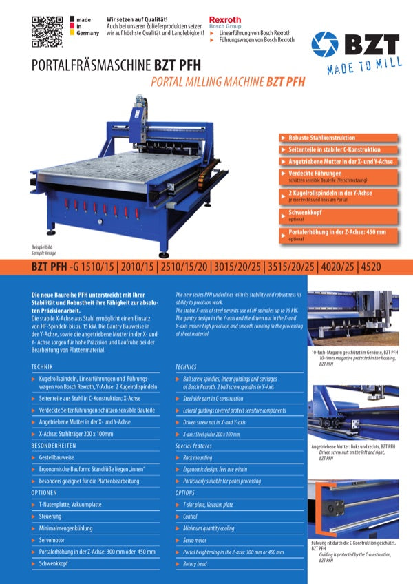 Data sheet PFH