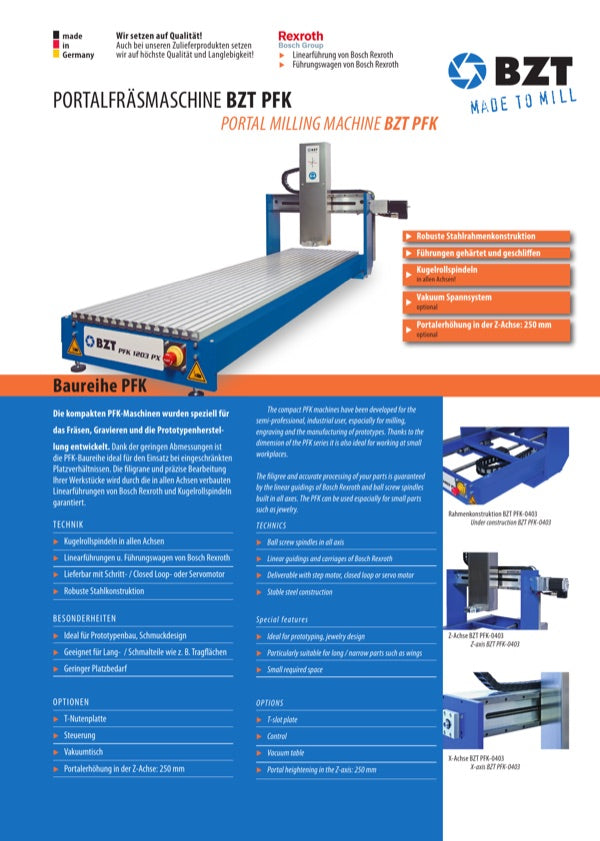Data sheet PFK