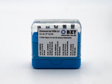 Universalset VHM 5-teilig Schaft = ⌀ 6mm